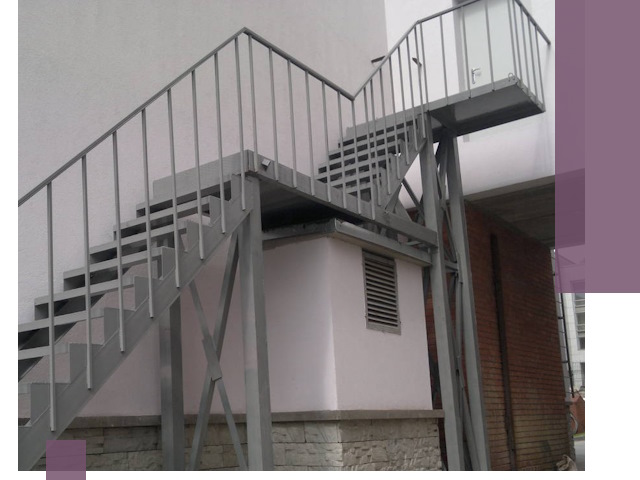 Монтаж пожарных лестниц под ключ в Канаше с гарантией качества