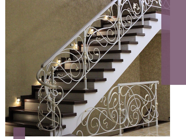 Кованые лестницы под ключ в Канаше — изготовление и монтаж