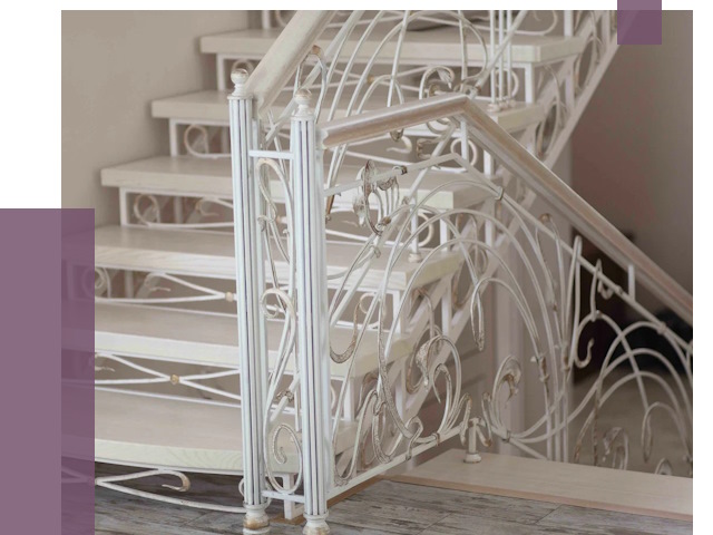 Изготовление кованых лестниц на заказ в Канаше от 87312 руб. | ПРОЛЁТ-Кна
