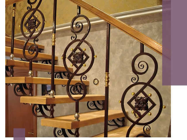 Изготовление кованых лестниц под ключ в Канаше