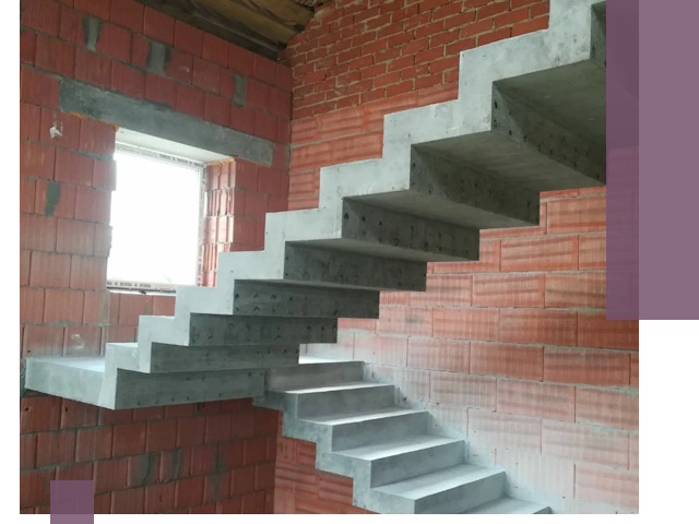 Бетонные лестницы под ключ в Канаше: монтаж, демонтаж, ремонт