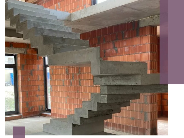 Изготовление бетонных лестниц под ключ в Канаше