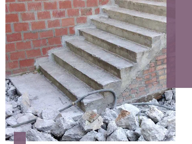 Демонтаж бетонных лестниц в Канаше: быстро и безопасно