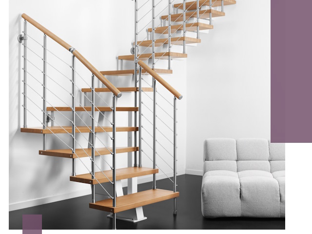 Модульные лестницы под ключ в Канаше — монтаж и изготовление