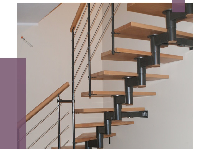 Изготовление модульных лестниц в Канаше от 11556 руб. 