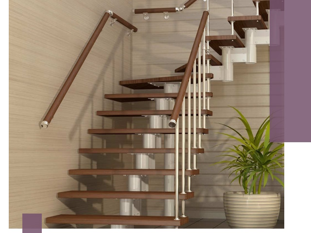 Изготовление модульных лестниц под ключ в Канаше