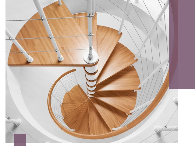 Изготовление винтовых лестниц под ключ в Канаше