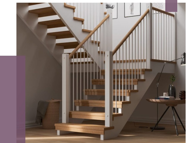 Маршевые лестницы в Канаше от 38263 руб. — монтаж | ПРОЛЁТ-Кна