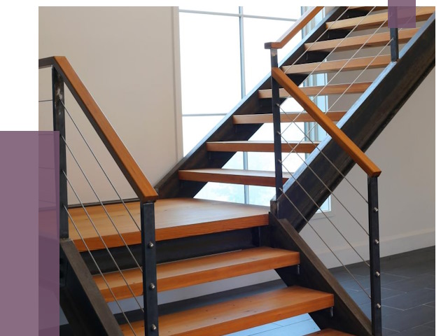 Изготовление лестниц на металлокаркасе в Канаше от 19003 руб. | ПРОЛЁТ-Кна