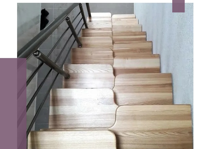 Лестницы гусиный шаг в Канаше от 13097 руб. под ключ | ПРОЛЁТ-Кна