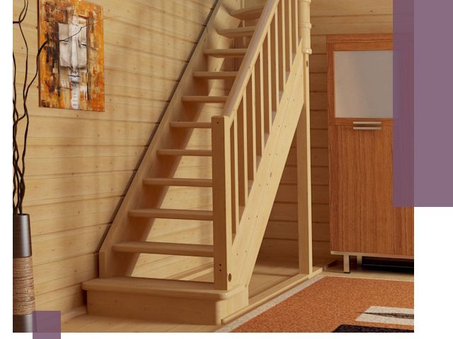 Лестницы эконом класса под ключ в Канаше — недорого и быстро