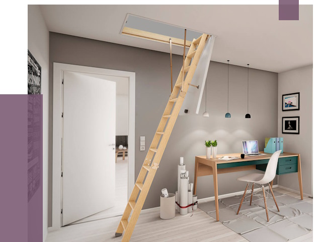 Чердачные лестницы в Канаше — от 14638 руб. | ПРОЛЁТ-Кна