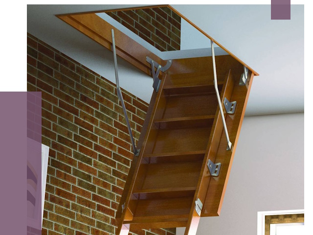 Установка чердачной лестницы в Канаше от 7858 руб. | ПРОЛЁТ-Кна