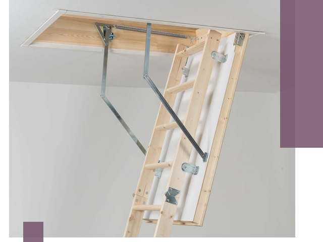 Установка чердачной лестницы под ключ в Канаше