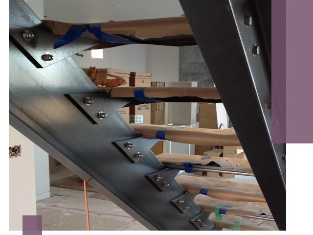 Усиление лестничных конструкций и усиление опор в Канаше