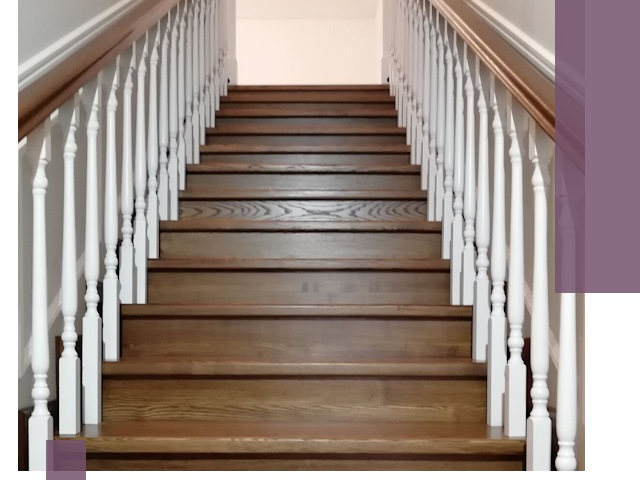 Лестницы из ясеня на заказ в Канаше — изготовление и монтаж