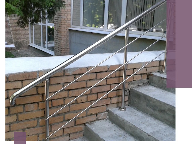 Перила из нержавеющей стали высокого качества в Канаше