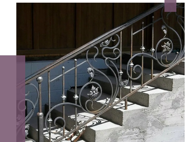 Кованые перила в Канаше от 8731 руб. под ключ — качество от ПРОЛЁТ-Кна