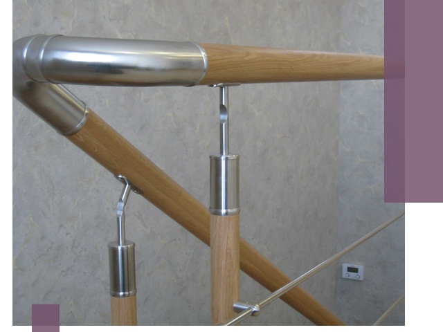 Комбинированные перила на заказ в Канаше — монтаж и производство