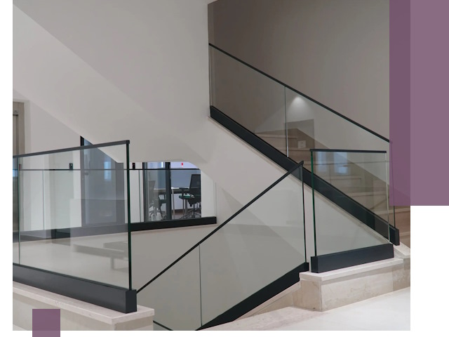 Стеклянные перила премиум-класса с установкой в Канаше