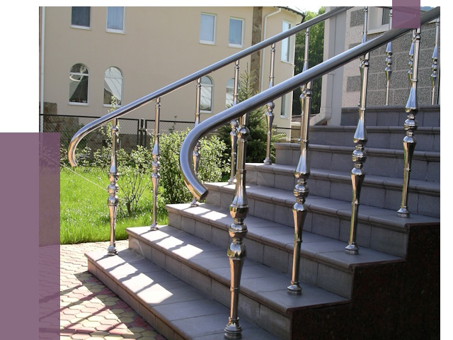 Перила для крыльца в Канаше от 10786 руб. — монтаж ПРОЛЁТ-Кна