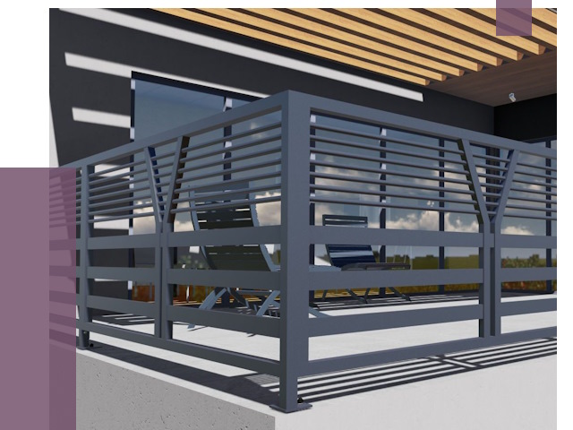 Изготовление балконных ограждений в Канаше от 10786 руб. | ПРОЛЁТ-Кна