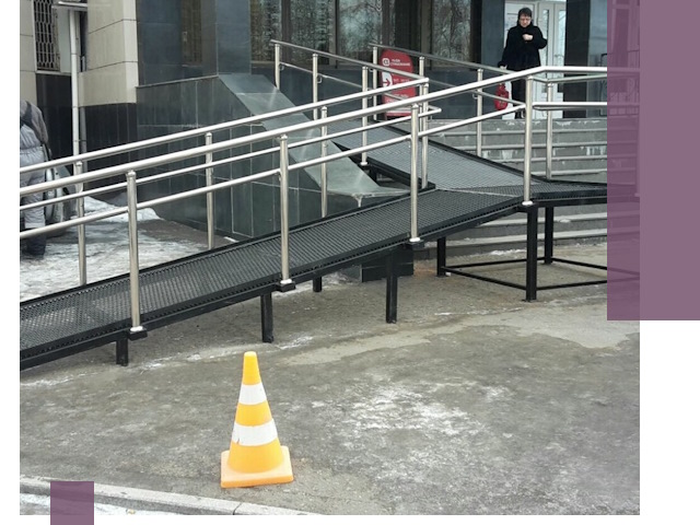 Стационарные пандусы под ключ в Канаше — изготовление и монтаж