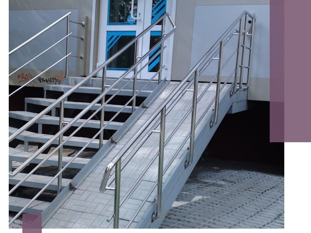 Пандус на крыльцо под ключ в Канаше: монтаж и изготовление