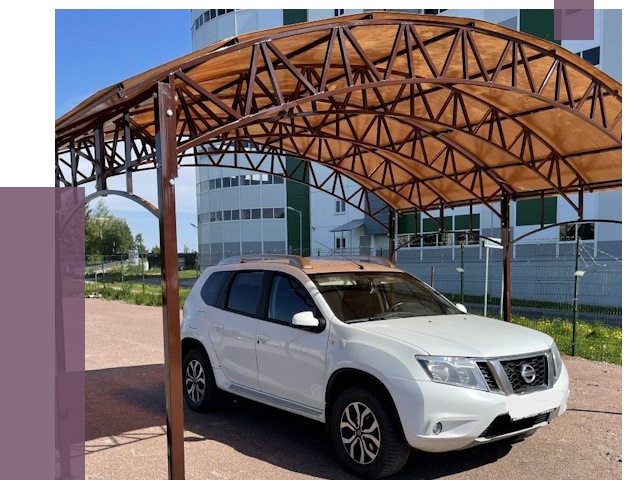 Недорогие навесы в Канаше от 43142 руб. | ПРОЛЁТ-Кна