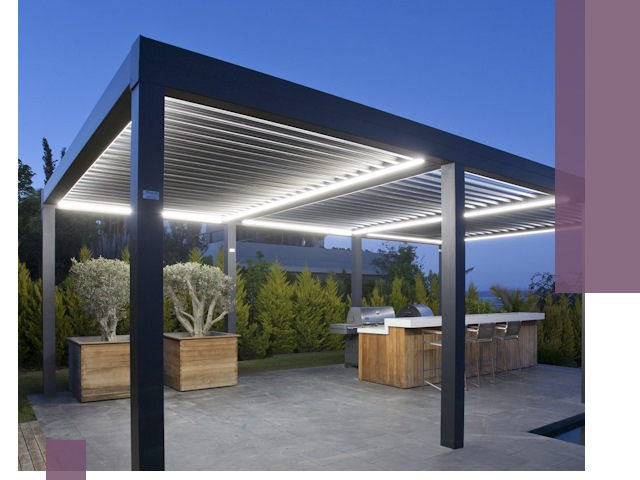 Навесы отдельно стоящие под ключ в Канаше из металла и поликарбоната