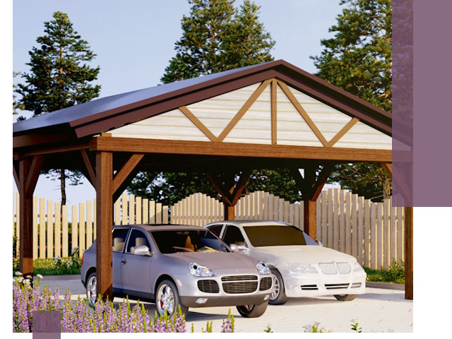 Навесы для автомобиля в Канаше — изготовление и монтаж