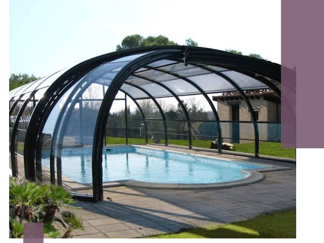 Навесы для бассейна в Канаше: изготовление и монтаж под ключ