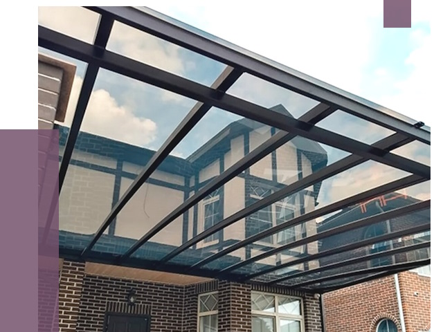 Навесы из поликарбоната в Канаше от 8649 руб. под ключ — ПРОЛЁТ-Кна