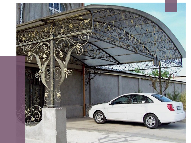 Кованые навесы в Канаше от 14638 руб. | ПРОЛЁТ-Кна