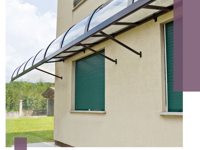 Козырьки над окнами в Канаше — изготовление и монтаж по выгоде