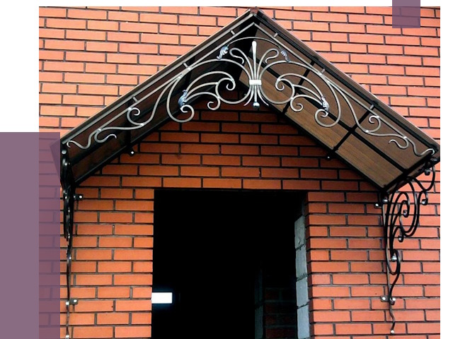 Металлические козырьки в Канаше от 10734 руб. 