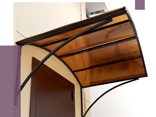 Недорогие козырьки в Канаше от 7622 руб.  | ПРОЛЁТ-Кна