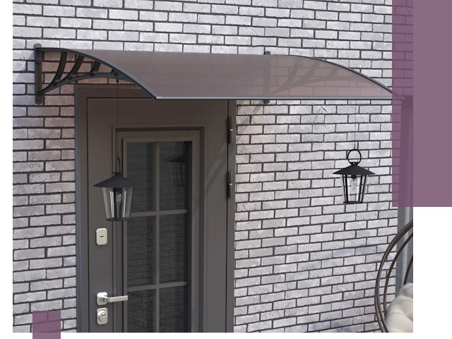 Недорогие козырьки и навесы под ключ в Канаше