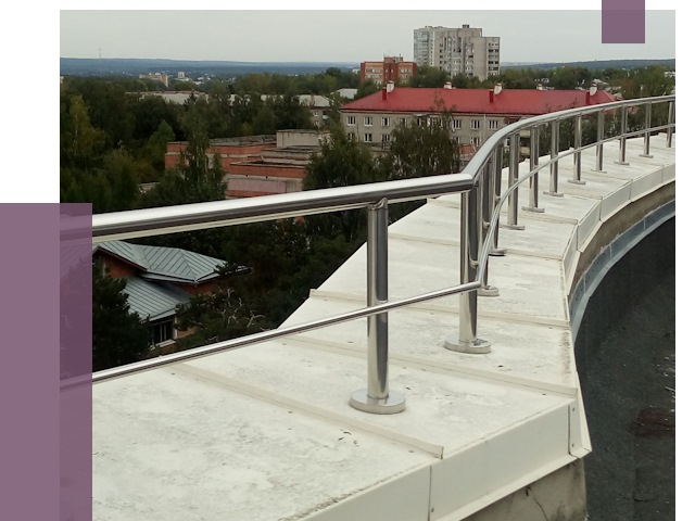 Парапеты и ограждения кровли в Канаше от 4982 руб.