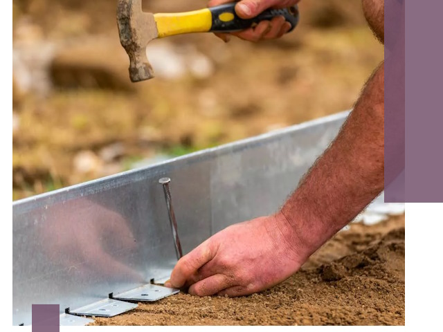 Монтаж металлических бордюров в Канаше быстро и качественно