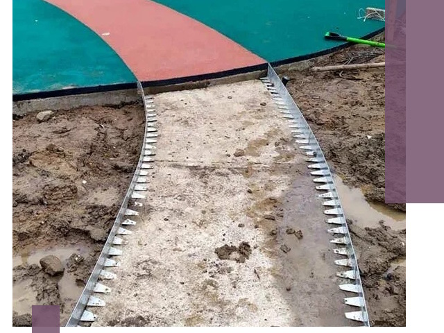 Металлические бордюры для дорожек в Канаше — монтаж и изготовление