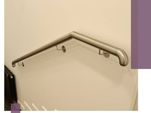 Изготовление пристенных поручней в Канаше под ключ за сроки