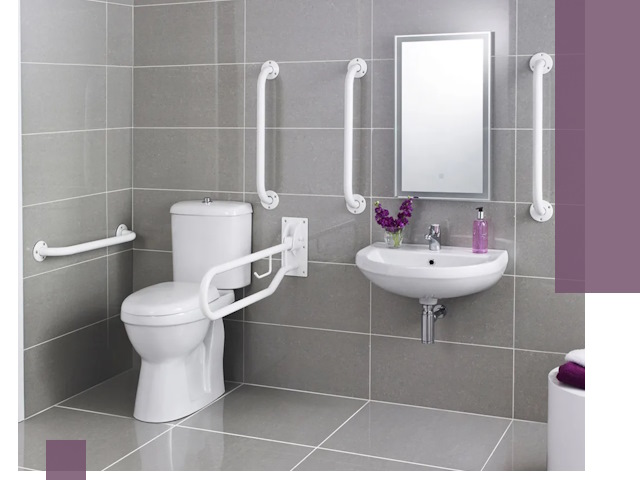 Поручни для санузлов в Канаше: установка, ремонт и монтаж