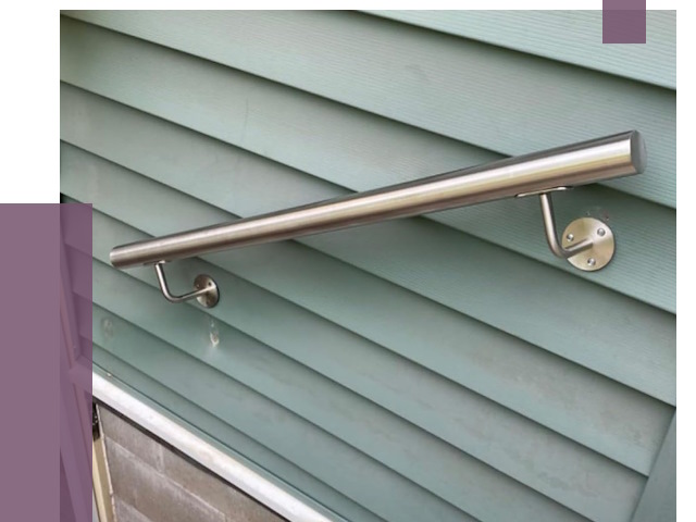 Поручни из нержавеющей стали в Канаше от 7704 руб.  | ПРОЛЁТ-Кна