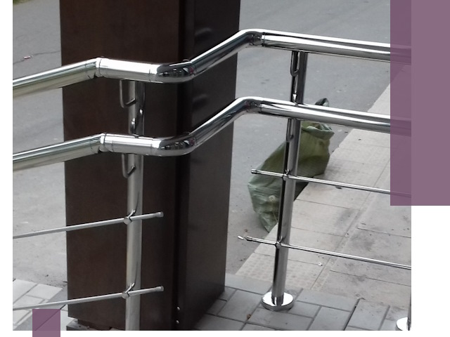 Монтаж поручней из нержавеющей стали в Канаше качественно и быстро